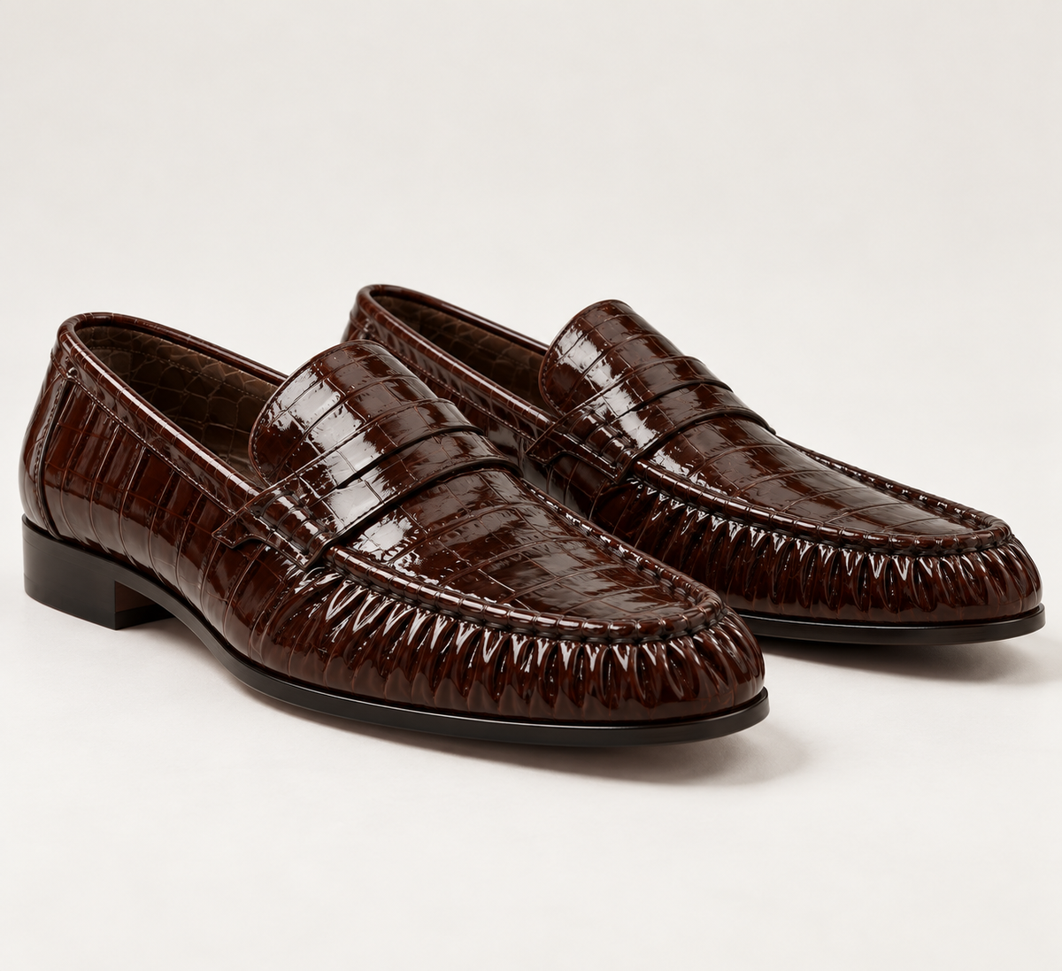 Crocodile Loafers